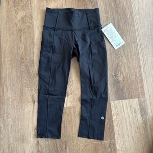 Lululemon Fast and Free 19” Cropped Legging NWT Size 4